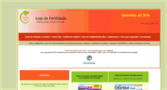 Desktop Screenshot of lojadafertilidade.com