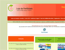 Tablet Screenshot of lojadafertilidade.com